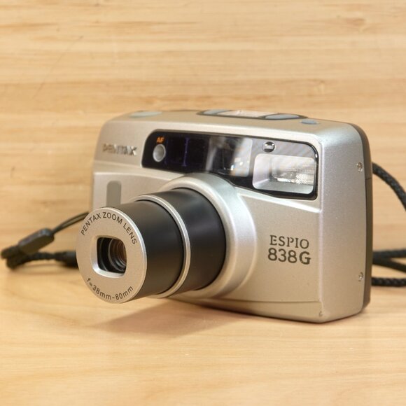 Vintage Pentax Espio 838G / 35mm Point and Shoot Film Camera / Tested & Working - Picture 4 of 9